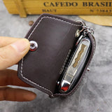 Leather Men Belt Car Key Wallet Waist Hanged Automobile Key Holder