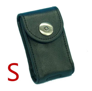 Leather Men Belt Wallet Waist Bag Key Pouch