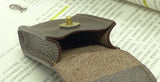 Leather Men Belt Wallet Waist Bag Key Pouch