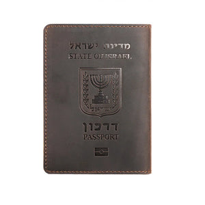 Leather Passport Cover Travel Wallet Passport Holder Unisex