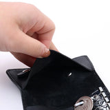 Leather Key Holder Men Women Keychain Organizer Pouch Mini Split Car Key Wallet