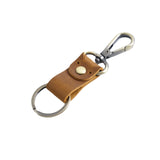 Leather Key Holder Metal Hook Cartoon Keychain Crazy Horse Cowhide Men Key