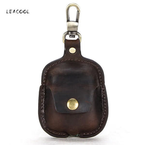 Leather Key Wallet Case Cover For AirPods Pro Men Women