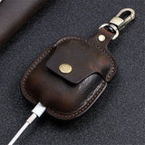 Leather Key Wallet Case Cover For AirPods Pro Men Women