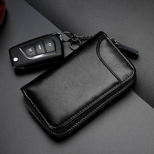 Leather Key Wallet Men & Women Organizer Bag KM01