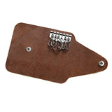 Vintage Crazy Horse Leather Key Wallet Holder For Men