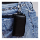 Leather Key Wallet Men Car Key Bag Function Key Case Ladies Housekeeper