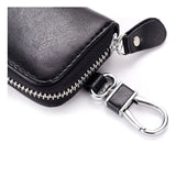 Leather Key Wallet Men Car Key Bag Function Key Case Ladies Housekeeper