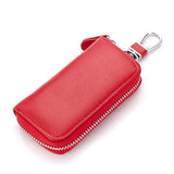 Leather Key Wallet Men Car Key Bag Function Key Case Ladies Housekeeper