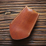 Vintage Cowhide Key Wallet Men Holder Organizer