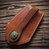 Vintage Cowhide Key Wallet Men Holder Organizer