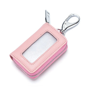 Leather Key Wallet Men Women Car Key Bag Key Case Ladies Key Holders