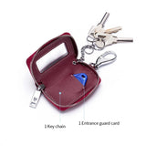 Leather Key Wallet Men Women Car Key Bag Key Case Ladies Key Holders