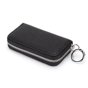 Leather Key Wallets Unisex Key Bag Multifunction Keys Organizer