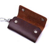 Leather Key Wallets Keychain Case Bag Men Car Key Holder Women Housekeeper