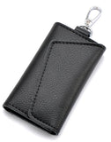 Leather Key Wallets Men Key Holder Male Keys Organizer Women Keychain