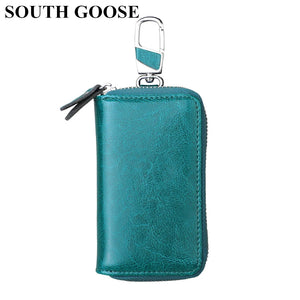Leather Key Wallets Unisex Key Bag Men Car Key Holders Multifunction