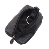 Leather Key Wallets for Men Women Zipper Key Case Bag