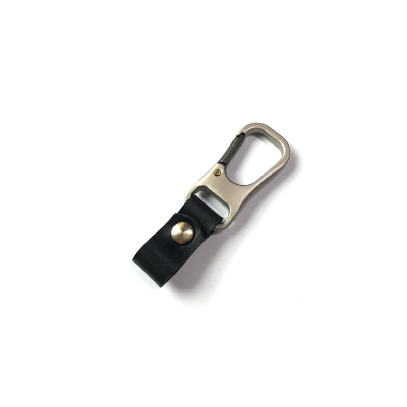 Leather Keychain Car Keys Holder Wallet Key Ring Belt Hanging Clip
