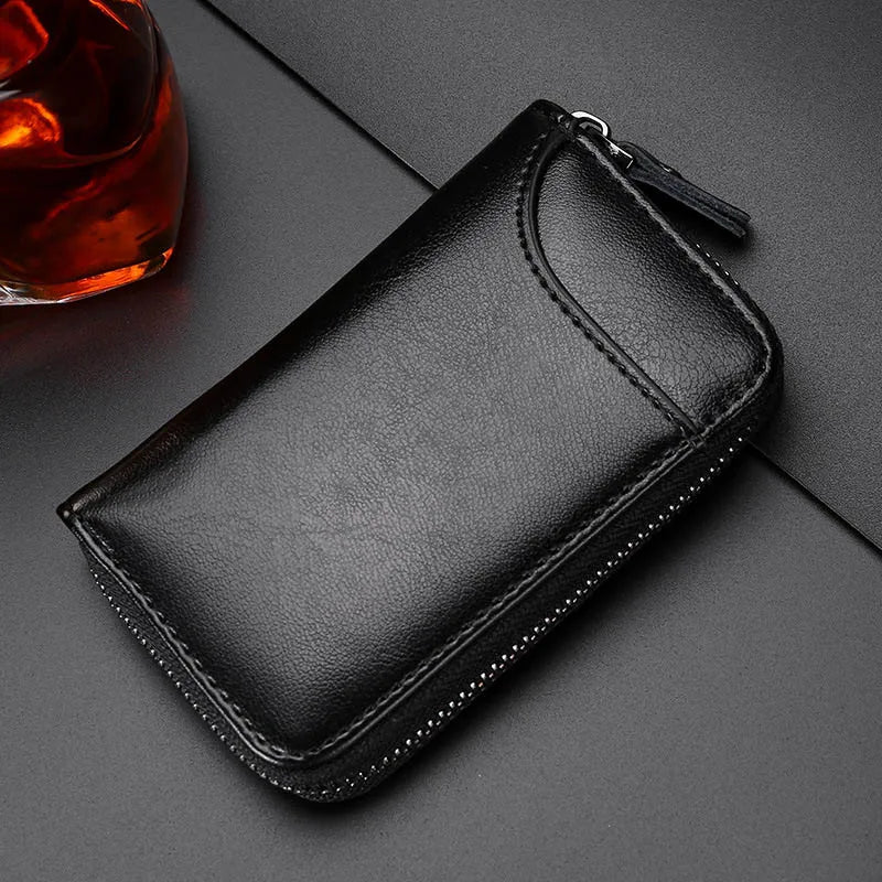 Leather KeyChain Unisex Key Bag Organizer Wallet Holder Smart Housekeeper