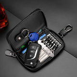 Leather KeyChain Key Bag Multifunction Organizer Wallet Holder