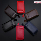 Leather KeyChain Unisex Key Bag Organizer Wallet Holder Smart Housekeeper