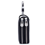 Leather Keychain Holder Organizer Pouch Car Key Bag Wallet Housekeeper Key Case