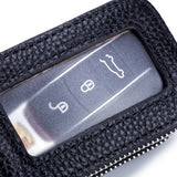 Leather Keychain Holder Organizer Pouch Car Key Bag Wallet Housekeeper Key Case
