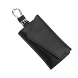 Leather Keychain Men Women Solid Keyrings Package Hasp Keys Organizer