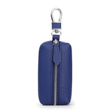 Leather Keychain Wallets Men Women Solid Zipper Car Key Holders