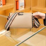 Soft Leather Ladies Shoulder Bag Messenger Bag All-match Small Square Bag