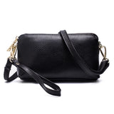 Leather Lady Clutch Bag Shoulder Crossbody Bags For Women Messenger Purse