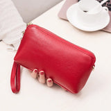 Leather Lady Shoulder Crossbody Bags For Women Messenger Purse Envelope Clutches