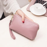 Leather Lady Shoulder Crossbody Bags For Women Messenger Purse Envelope Clutches