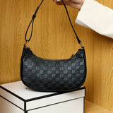 Small Crossbody Bag Lingge Pattern Female Handbags