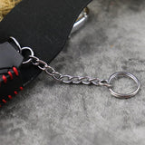 Leather Key Wallet Housekeeper Keychain Cover Zipper Keys Case