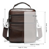 Leather Men Messenger Bag Male Small Man Crossbody Shoulder Bags