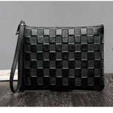 Crocodile-pattern Men's Wallet High-Capacity Business Zipper Long Wallet