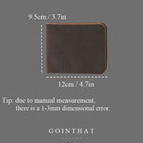 Real Cowhide Leather Men Wallets Short Wallet Portefeuille Hombre