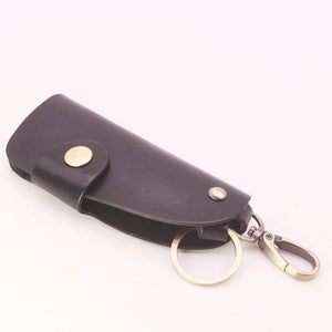 Leather Key Wallet Small Male Purse Female Cover Key Holder High Keyring