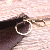 Leather Key Wallet Small Male Purse Female Cover Key Holder High Keyring