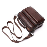 Men's Leather Shoulder Bag Crossbody Messenger Handbag