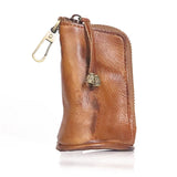Leather Men's Key Bag Retro Waist Bag Minimalist Bucket Bags