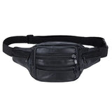 Leather Mens Fanny Pack Waist Bags Holographic Waist Purse Banana Bag