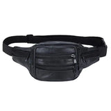 Leather Mens Fanny Pack Waist Bags Holographic Waist Purse Banana Bag