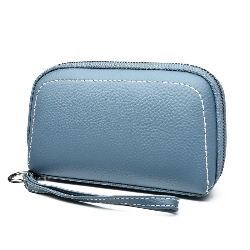 Women's Soft Leather Clutch Bag for Casual Use
