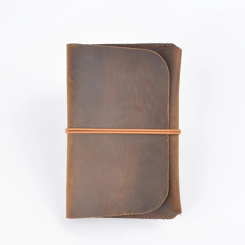 Vintage Leather Passport Cover for Men