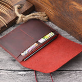 Vintage Leather Passport Cover for Men