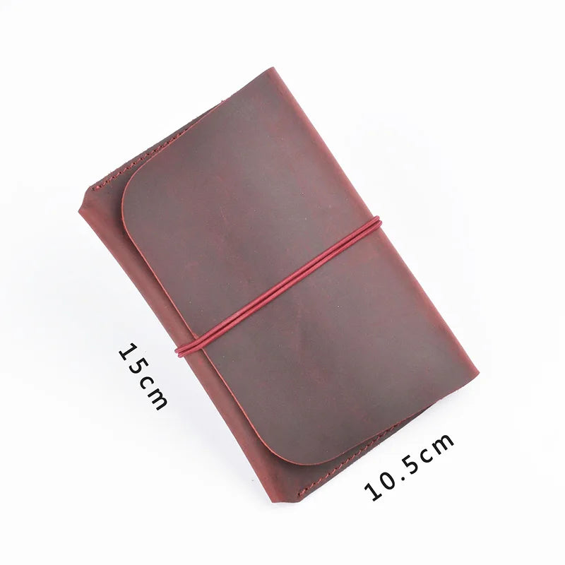 Vintage Leather Passport Cover for Men