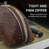 Leather Pencil Case High Capacity Pen Bags Letter Pencil Bags Gift